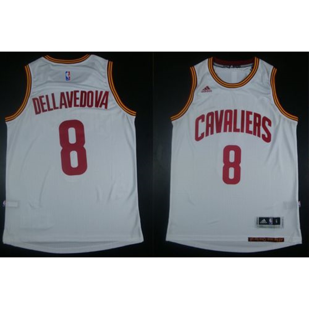 Revolution 30 Cavaliers #8 Matthew Dellavedova White Stitched NBA Jersey