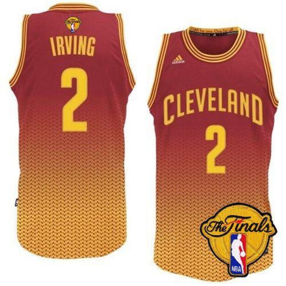 Cavaliers #2 Kyrie Irving Red Resonate Fashion Swingman The Finals Patch Stitched NBA Jersey Cavaliers #2 Kyrie Irving Red Resonate Fashion Swingman The Finals Patch Stitched NBA Jersey
