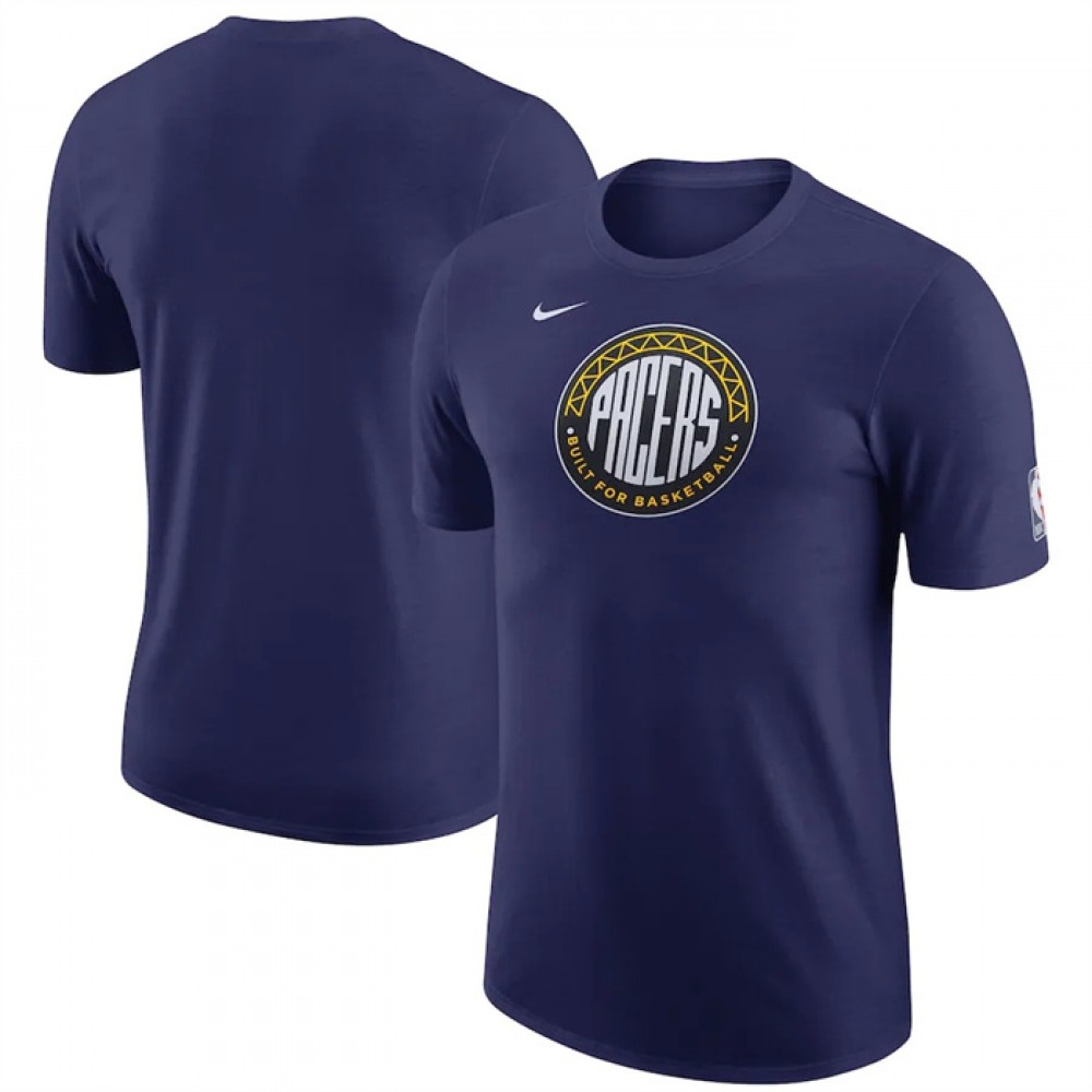 Men's Indiana Pacers Navy 2022/23 City Edition Essential Warmup T-Shirt Men's Indiana Pacers Navy 2022/23 City Edition Essential Warmup T-Shirt
