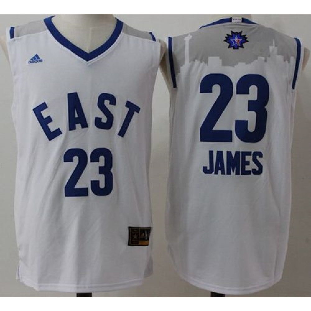 Cavaliers #23 LeBron James White 2016 All Star Stitched NBA Jersey
