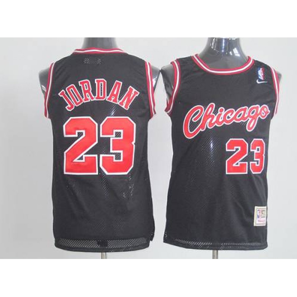 Toddlers Chicago Bulls #23 Michael Jordan Black Stitched Basketball Jersey