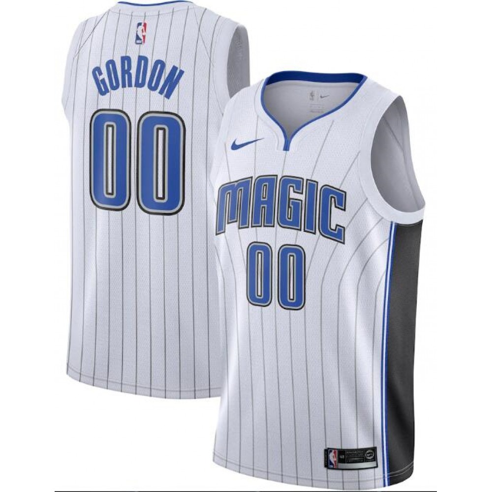 Men's Orlando Magic #00 Aaron Gordon White Association Edition Stitched Swingman Jersey Men's Orlando Magic #00 Aaron Gordon White Association Edition Stitched Swingman Jersey