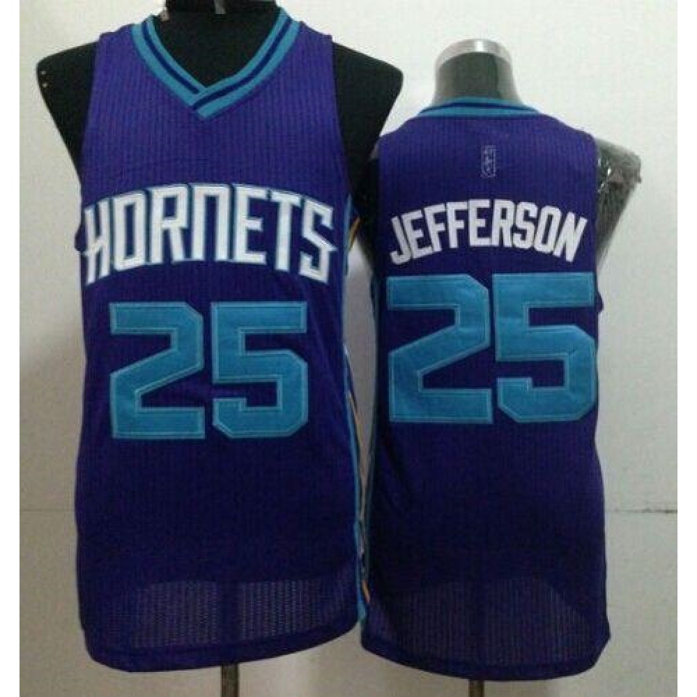 Revolution 30 Hornets #25 Al Jefferson Purple Stitched NBA Jersey Revolution 30 Hornets #25 Al Jefferson Purple Stitched NBA Jersey