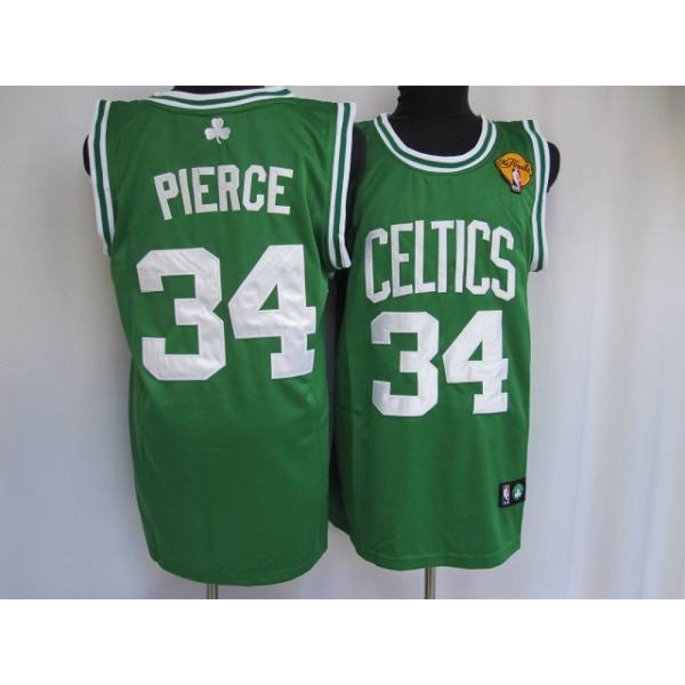 Celtics #34 Paul Pierce Stitched Green Final Patch NBA Jersey Celtics #34 Paul Pierce Stitched Green Final Patch NBA Jersey