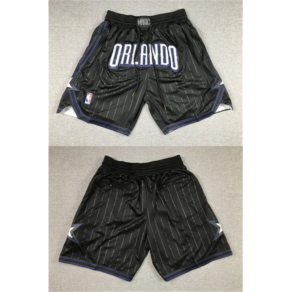 Men's Orlando Magic Black Shorts(Run Small)