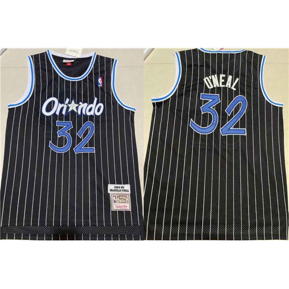 Men's Orlando Magic #32 Shaquille O'Neal Black Stitched Jersey Men's Orlando Magic #32 Shaquille O'Neal Black Stitched Jersey