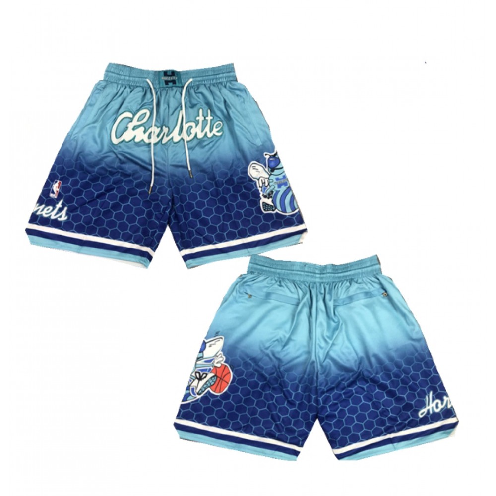 Men's Charlotte Hornets Blue Mitchell & Ness Shorts (Run Small) Men's Charlotte Hornets Blue Mitchell & Ness Shorts (Run Small)