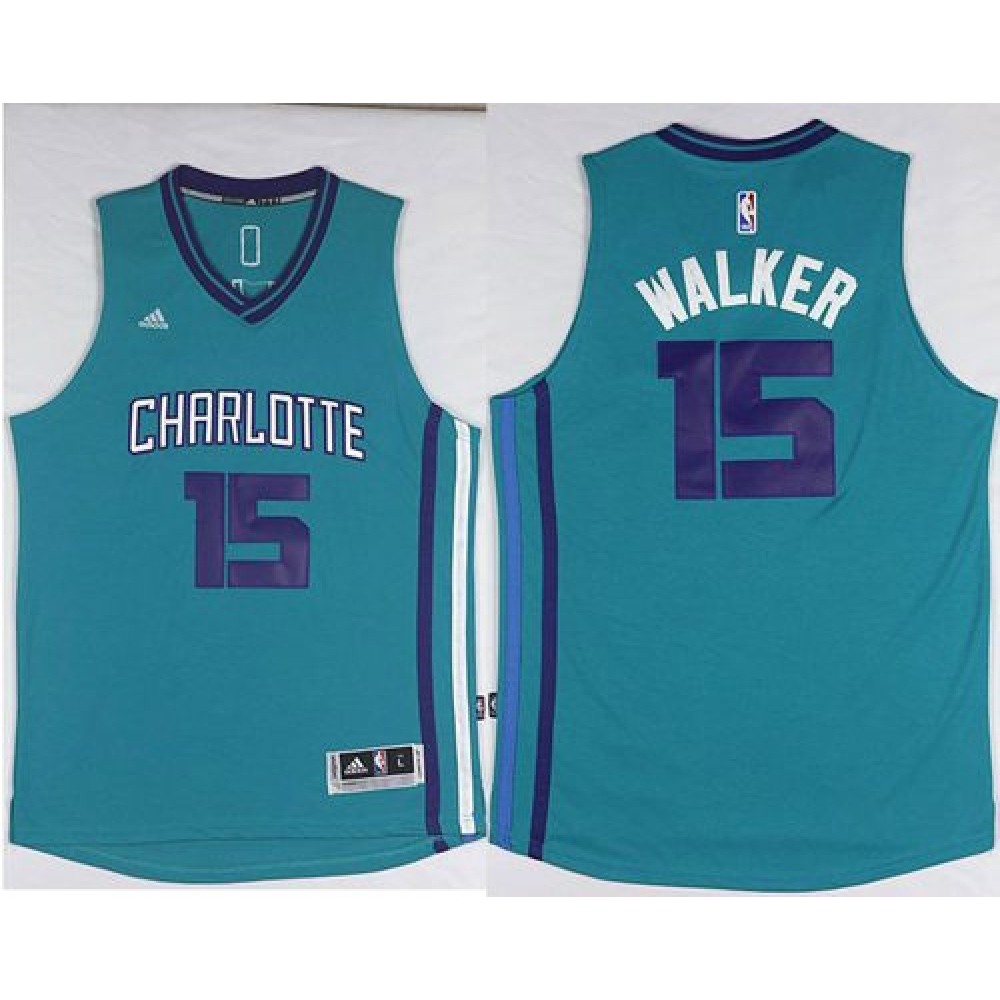 Revolution 30 Hornets #15 Kemba Walker Light Blue Stitched NBA Jersey Revolution 30 Hornets #15 Kemba Walker Light Blue Stitched NBA Jersey