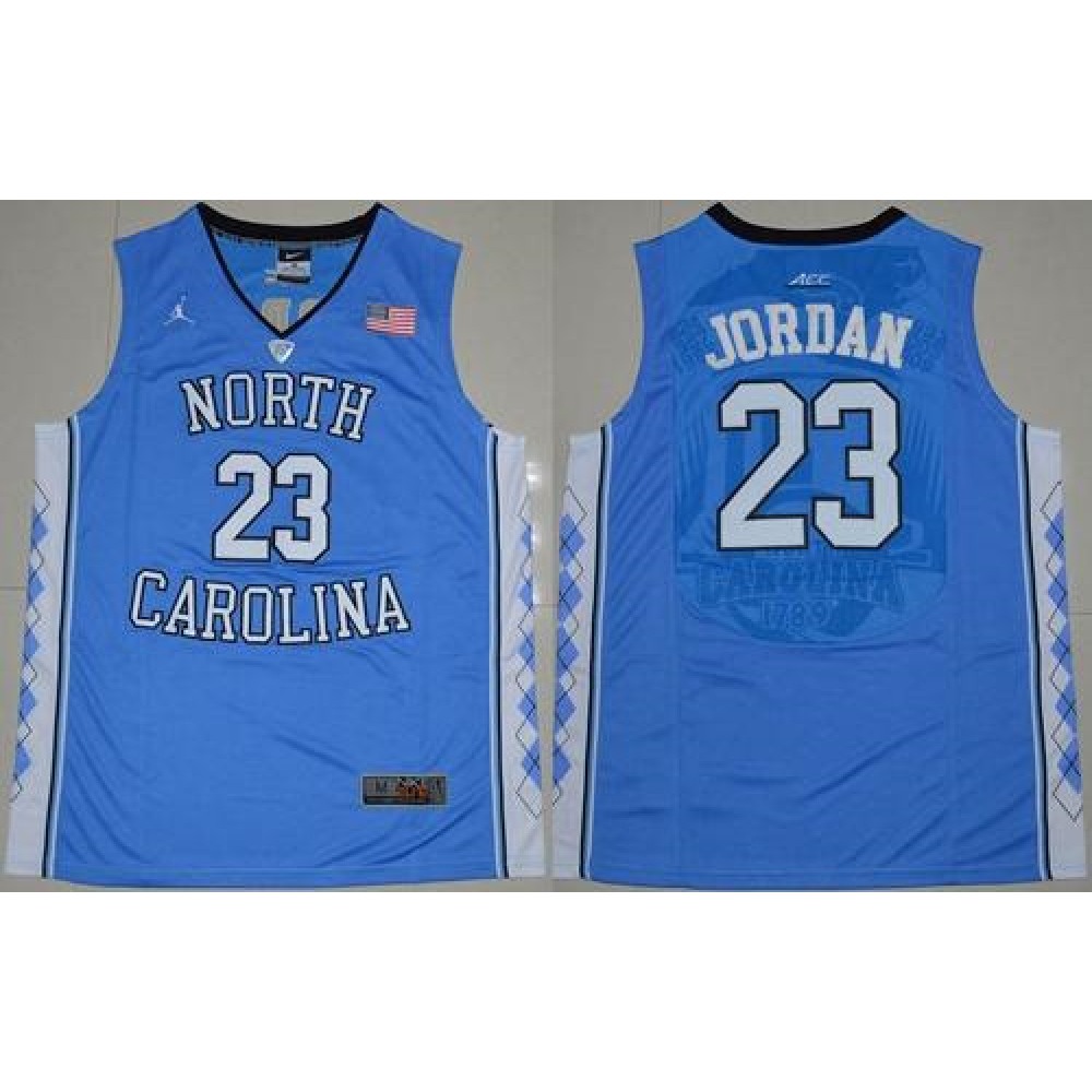 North Carolina #23 Michael Jordan Blue Stitched NCAA Jersey North Carolina #23 Michael Jordan Blue Stitched NCAA Jersey