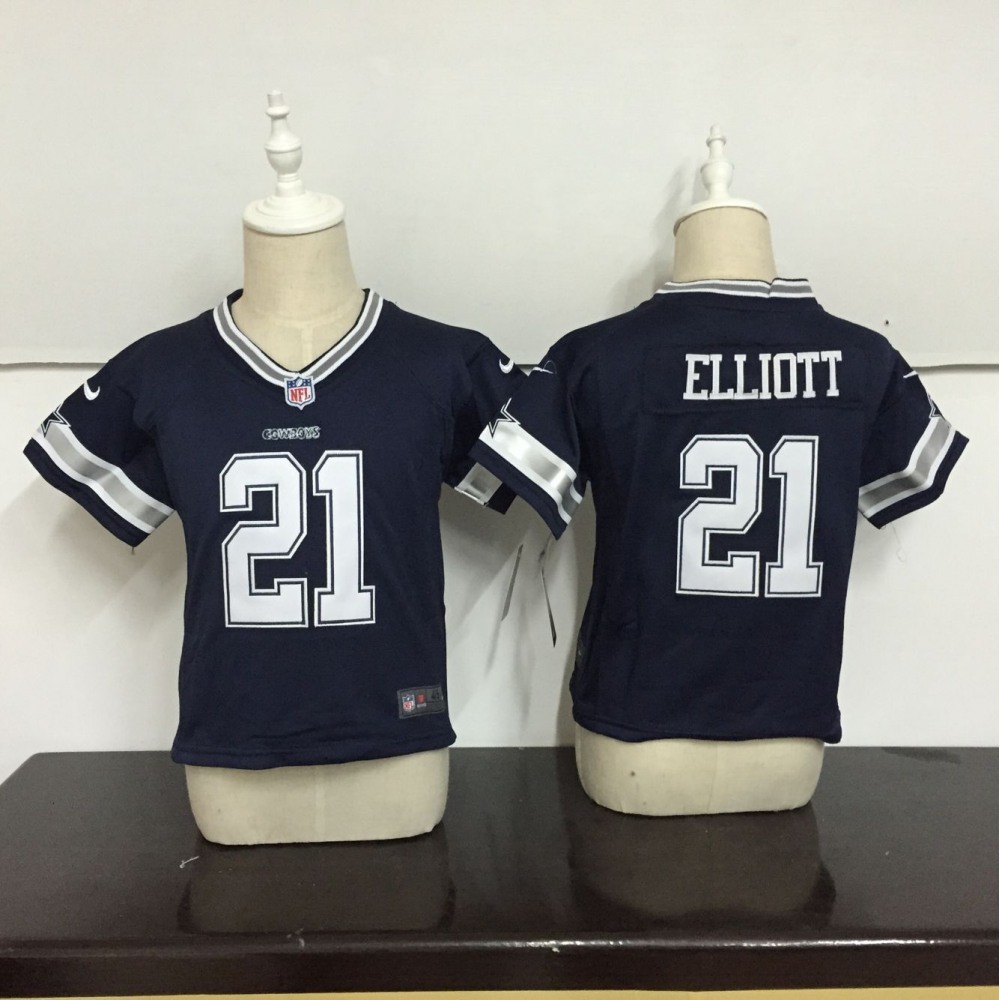 Toddler Nike Dallas Cowboys #21 Ezekiel Elliott Blue Stitched NFL Jersey Toddler Nike Dallas Cowboys #21 Ezekiel Elliott Blue Stitched NFL Jersey