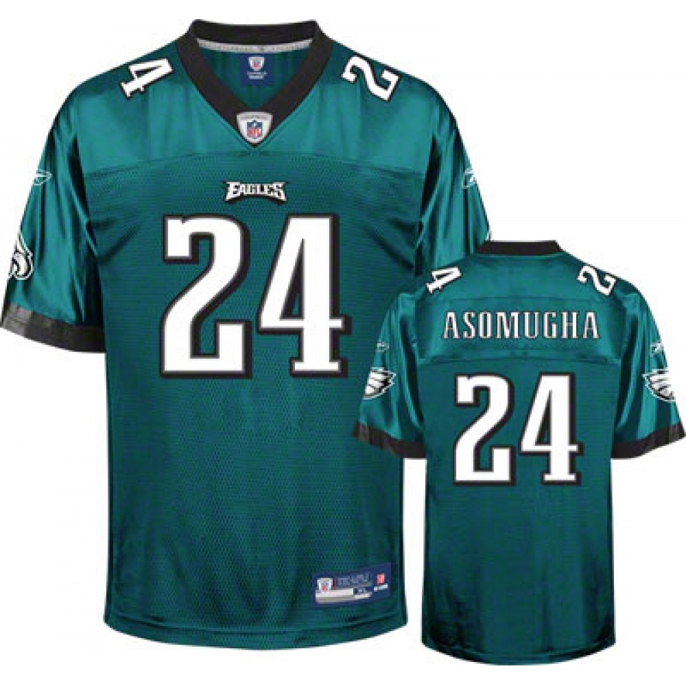 Eagles #24 Nnamdi Asomugha Green Stitched Youth NFL Jersey Eagles #24 Nnamdi Asomugha Green Stitched Youth NFL Jersey