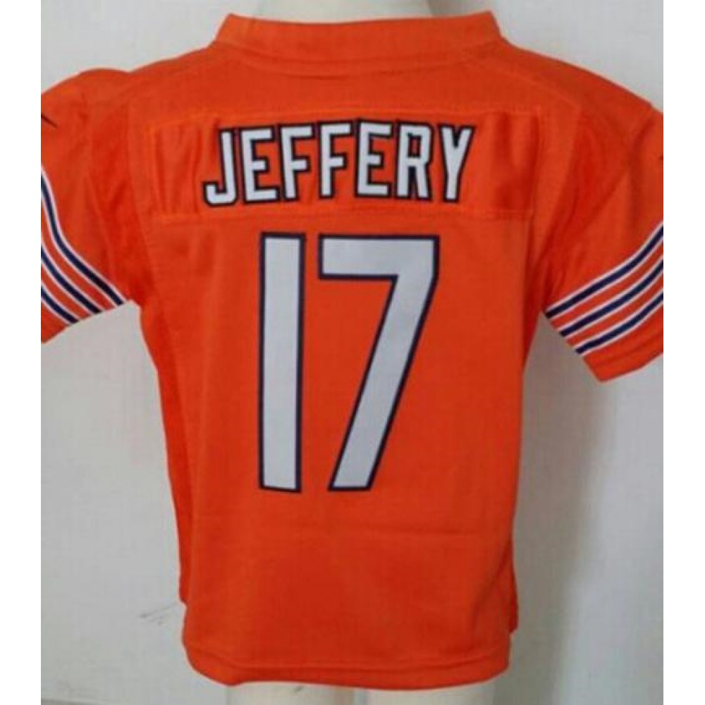 Toddler Nike Bears #17 Alshon Jeffery Orange Alternate Stitched NFL Elite Jersey Toddler Nike Bears #17 Alshon Jeffery Orange Alternate Stitched NFL Elite Jersey