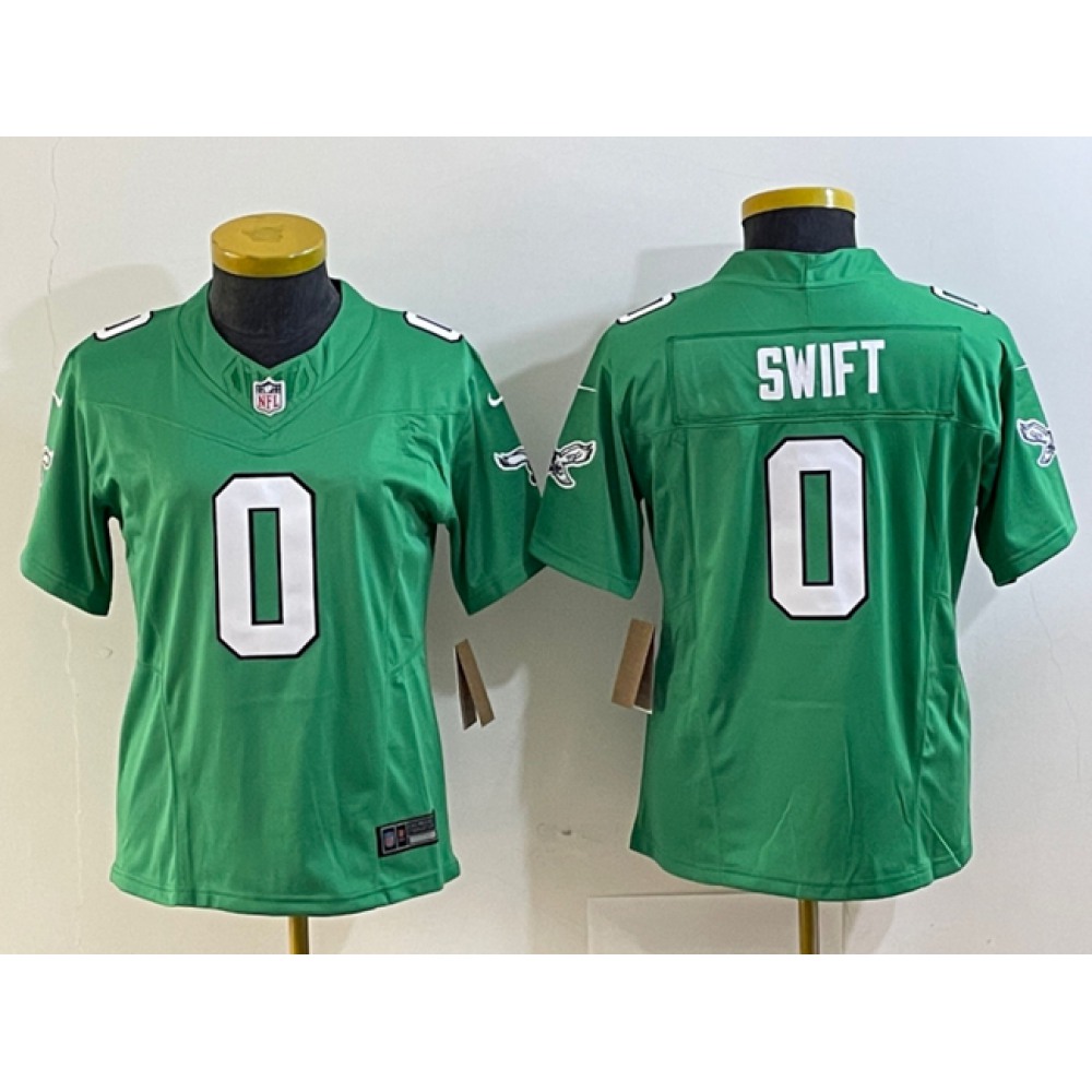 Youth Philadelphia Eagles #0 D'andre Swift Green 2023 F.U.S.E. Stitched Football Jersey Youth Philadelphia Eagles #0 D'andre Swift Green 2023 F.U.S.E. Stitched Football Jersey