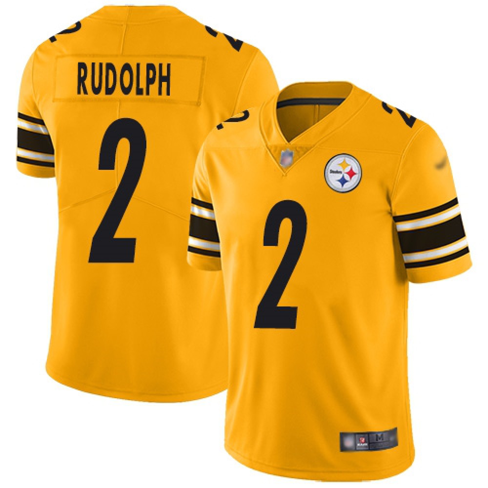 Men's Pittsburgh Steelers #2 Mason Rudolph Gold Inverted Legend Stitched NFL Jersey Men's Pittsburgh Steelers #2 Mason Rudolph Gold Inverted Legend Stitched NFL Jersey