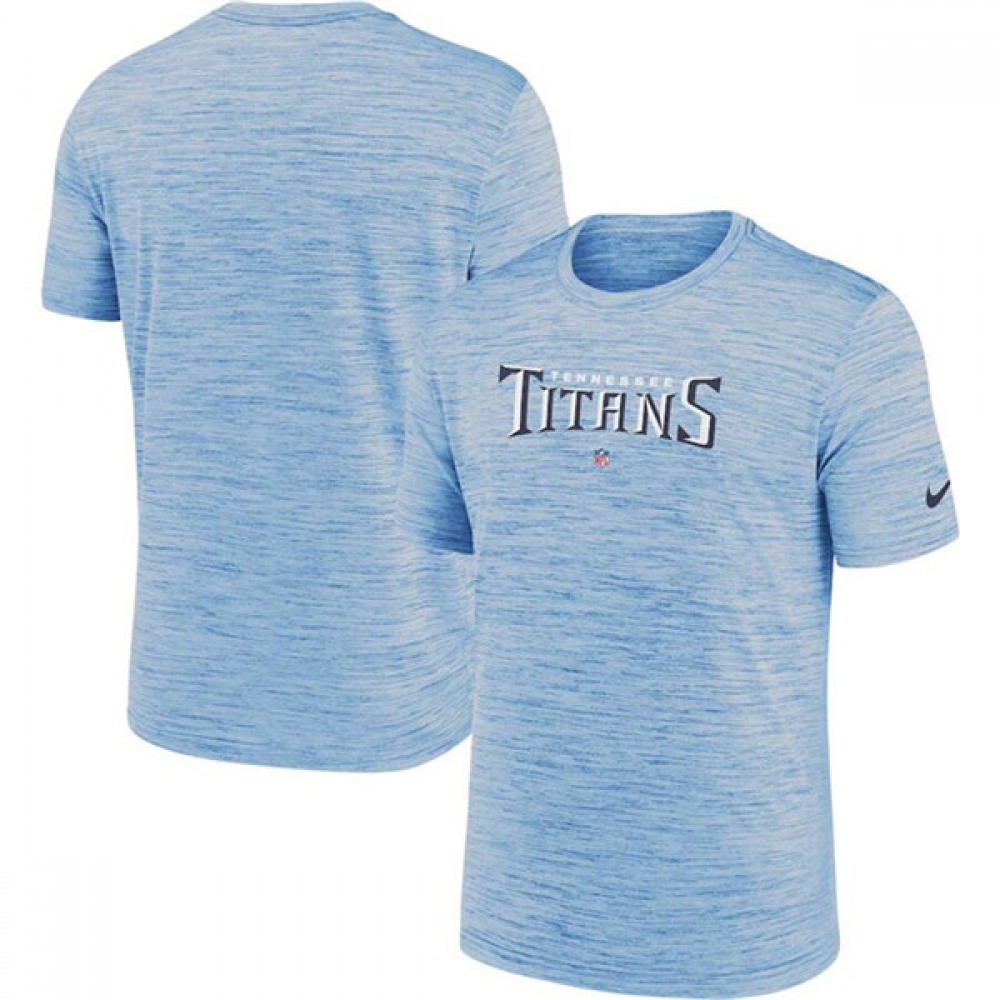 Men's Tennessee Titans Blue Velocity Performance T-Shirt Men's Tennessee Titans Blue Velocity Performance T-Shirt