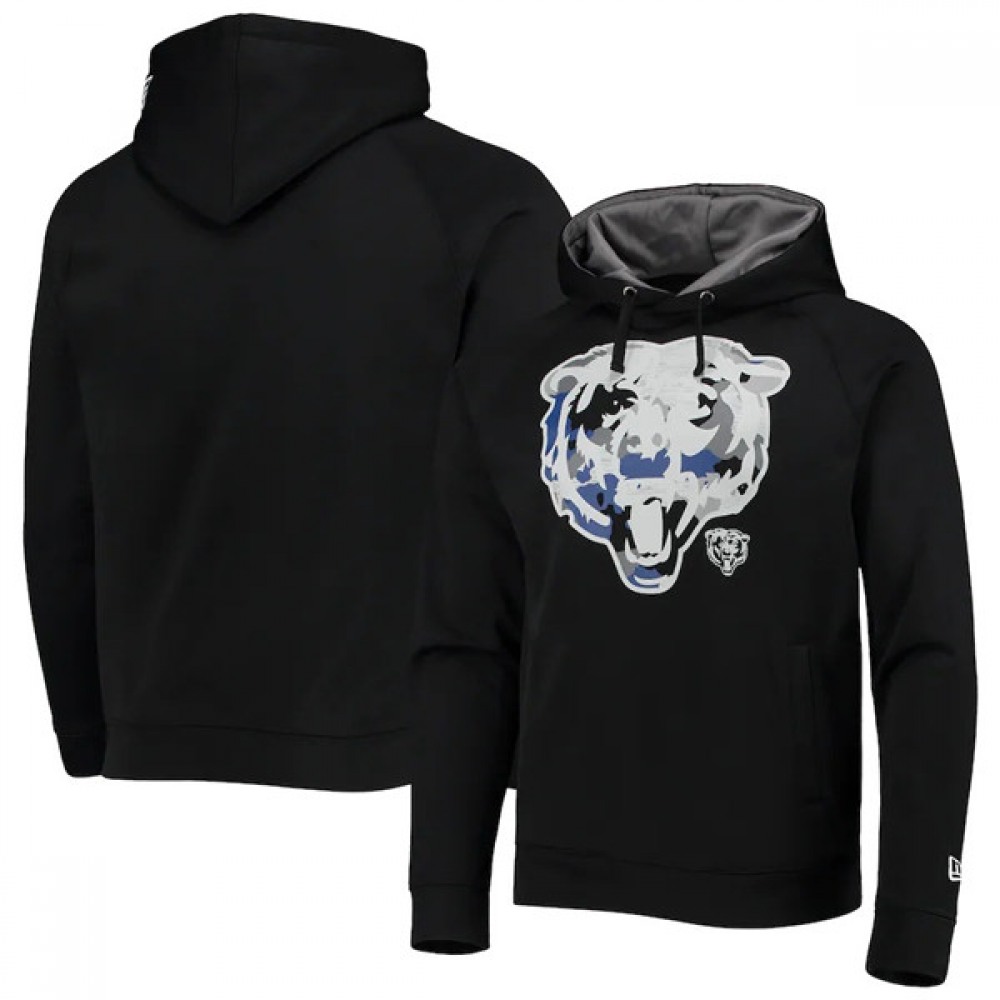 Men's Chicago Bears Black Pullover Hoodie Men's Chicago Bears Black Pullover Hoodie