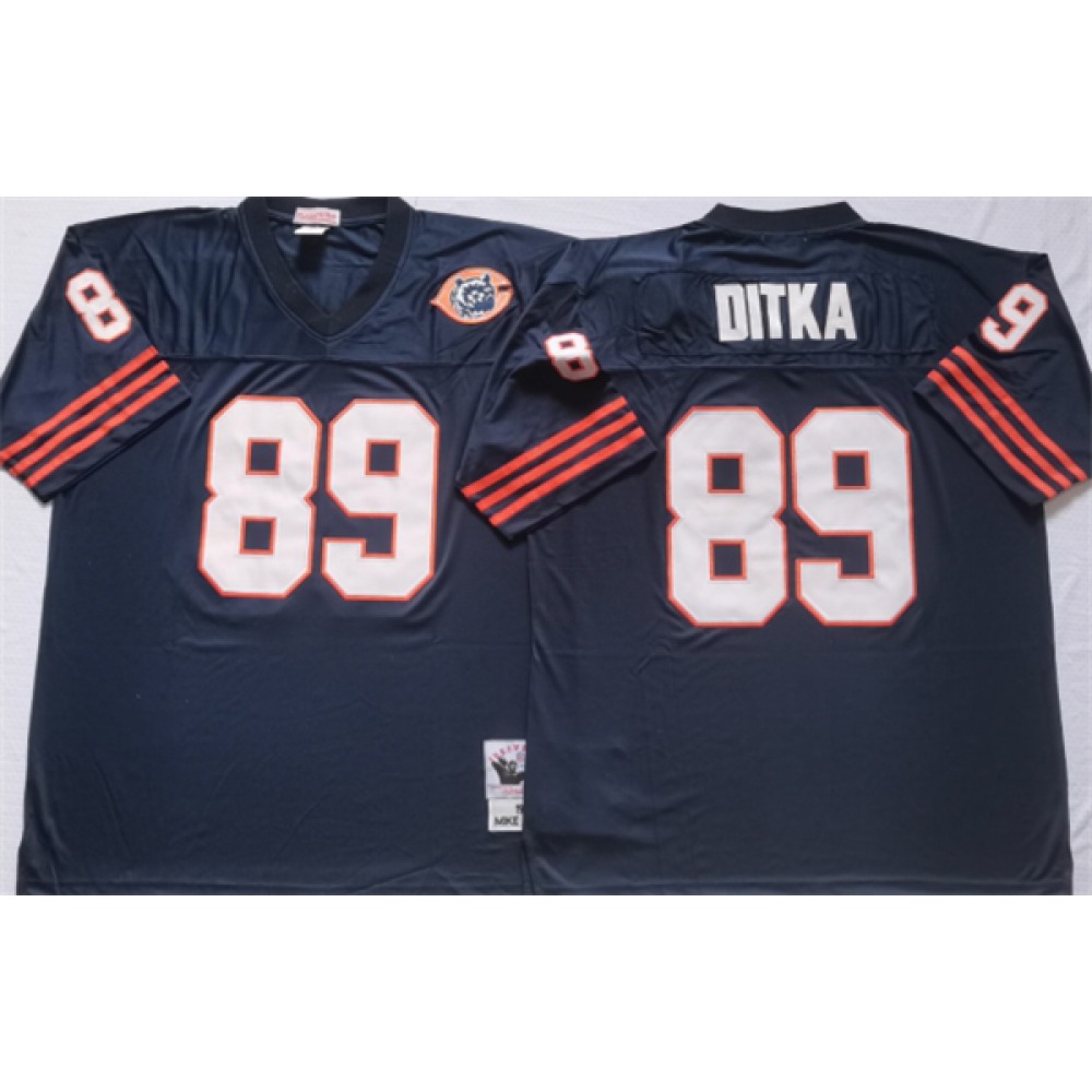 Men's Chicago Bears #89 DITKA Navy Limited Stitched Jersey Men's Chicago Bears #89 DITKA Navy Limited Stitched Jersey