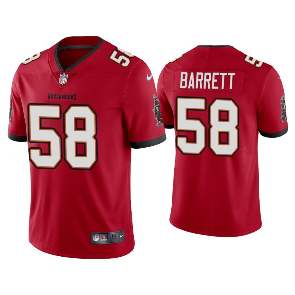 Men's Tampa Bay Buccaneers #58 Shaquil Barrett New Red Vapor Untouchable Limited Stitched NFL Jersey Men's Tampa Bay Buccaneers #58 Shaquil Barrett New Red Vapor Untouchable Limited Stitched NFL Jersey