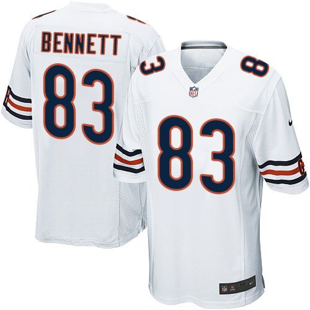 Nike Bears #83 Martellus Bennett White Youth Stitched NFL Elite Jersey Nike Bears #83 Martellus Bennett White Youth Stitched NFL Elite Jersey