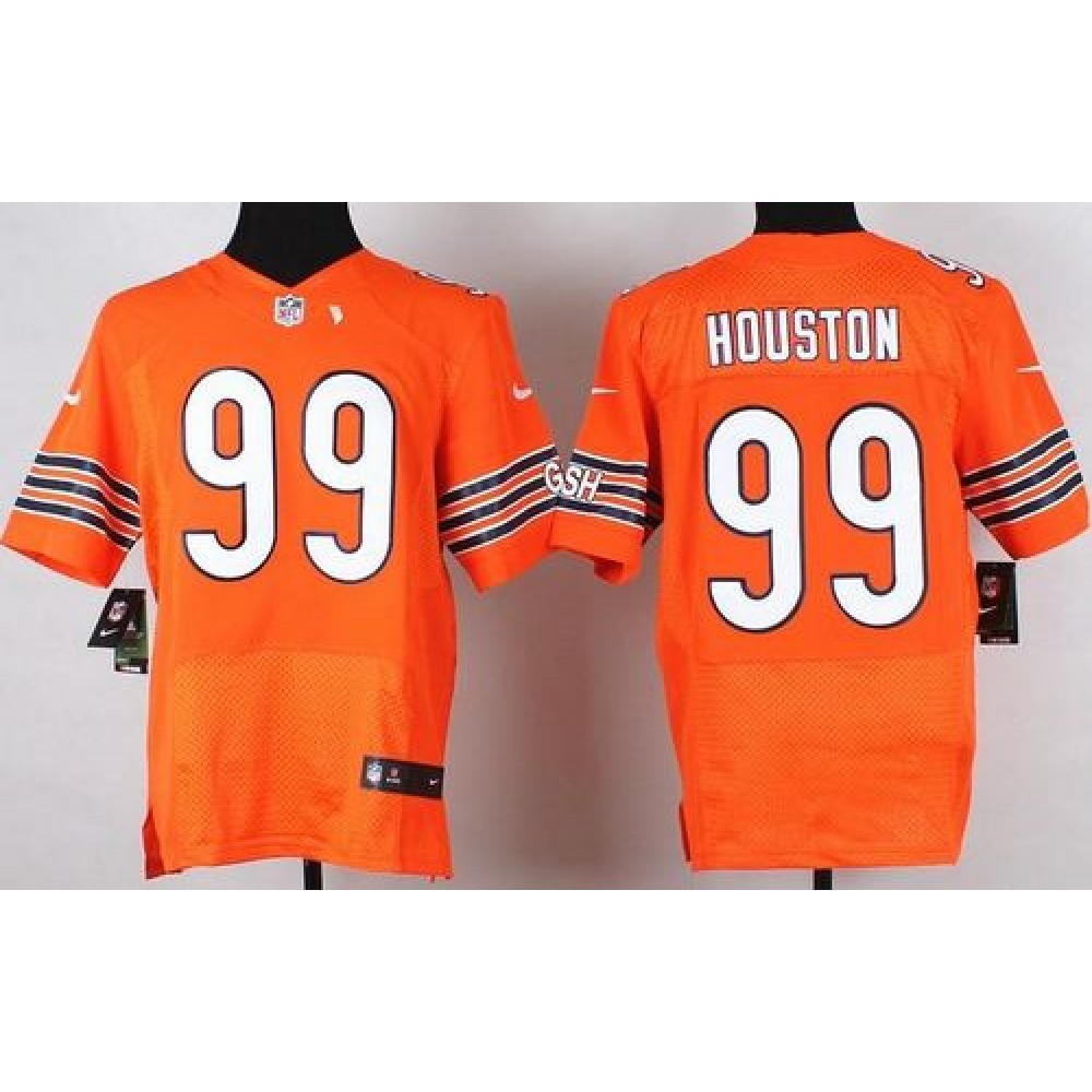Nike Bears #99 Lamarr Houston Orange Alternate Men's Stitched NFL Elite Jersey