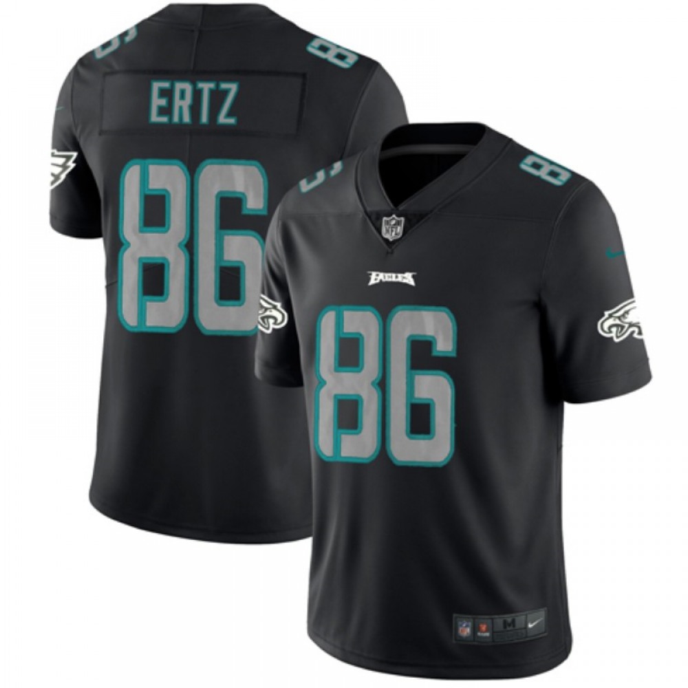 Men's Philadelphia Eagles #86 Zach Ertz Black Impact Limited Stitched NFL Jersey Men's Philadelphia Eagles #86 Zach Ertz Black Impact Limited Stitched NFL Jersey