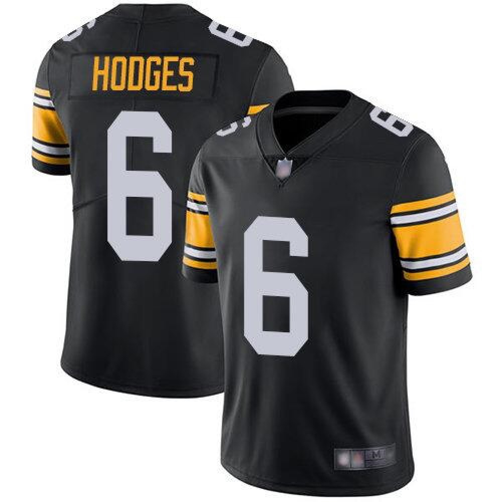 Men's Pittsburgh Steelers #6 Devlin Hodges 2019 Black Vapor Untouchable Limited Stitched NFL Jersey Men's Pittsburgh Steelers #6 Devlin Hodges 2019 Black Vapor Untouchable Limited Stitched NFL Jersey