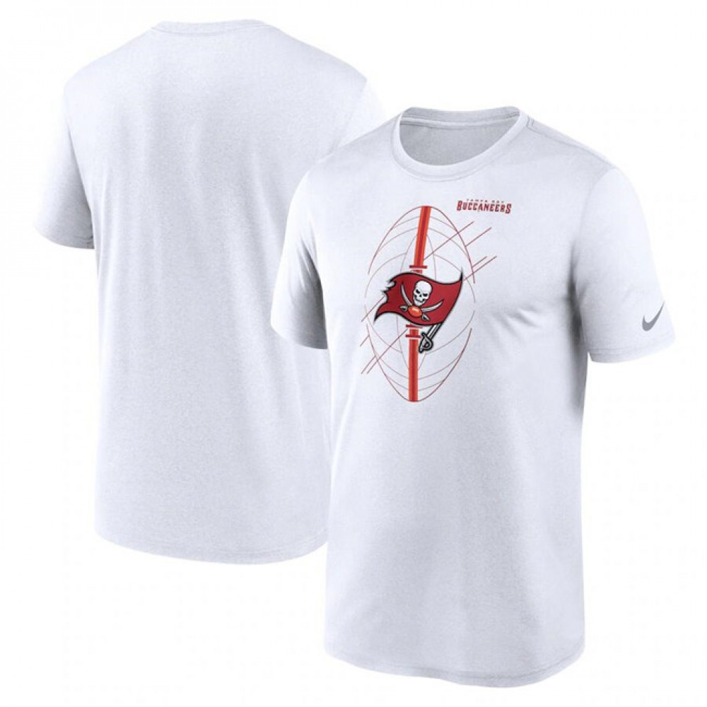 Men's Tampa Bay Buccaneers White Legend Icon Performance T-Shirt Men's Tampa Bay Buccaneers White Legend Icon Performance T-Shirt