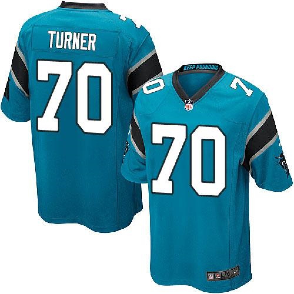 Nike Panthers #70 Trai Turner Blue Alternate Youth Stitched NFL Elite Jersey Nike Panthers #70 Trai Turner Blue Alternate Youth Stitched NFL Elite Jersey