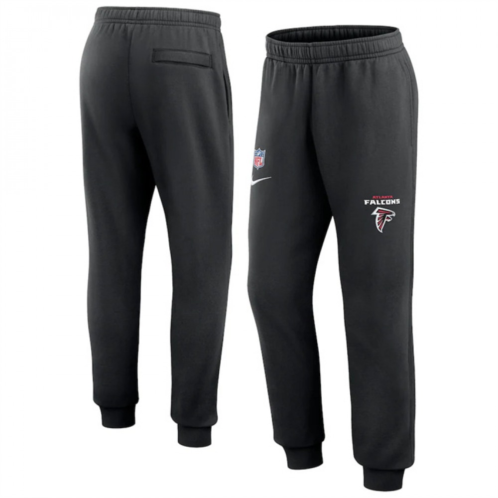 Men's Atlanta Falcons Black Chop Block Fleece Sweatpants Men's Atlanta Falcons Black Chop Block Fleece Sweatpants