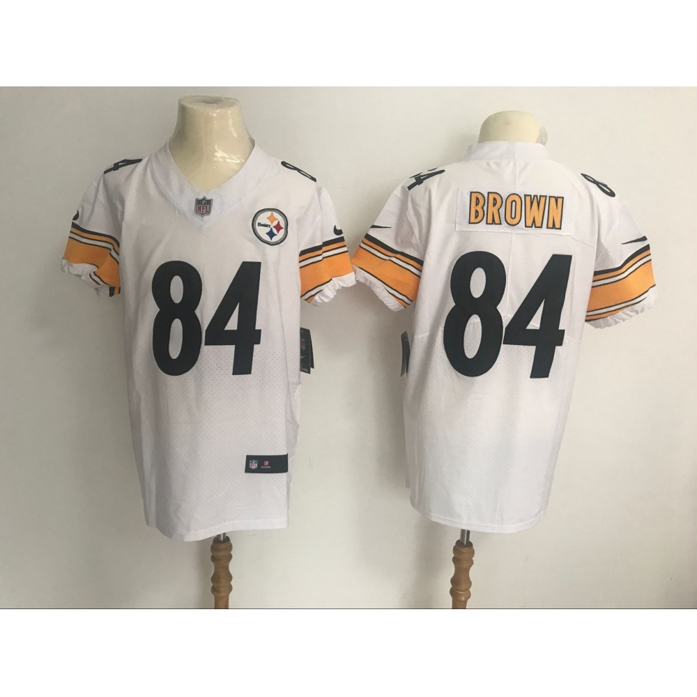 Men's Pittsburgh Steelers #84 Antonio Brown White Vapor Untouchable Elite Stitched NFL Jersey Men's Pittsburgh Steelers #84 Antonio Brown White Vapor Untouchable Elite Stitched NFL Jersey