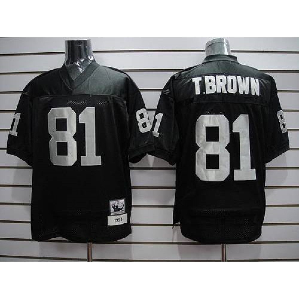 Raiders #81 T.Brown Black Stitched Youth NFL Jersey Raiders #81 T.Brown Black Stitched Youth NFL Jersey