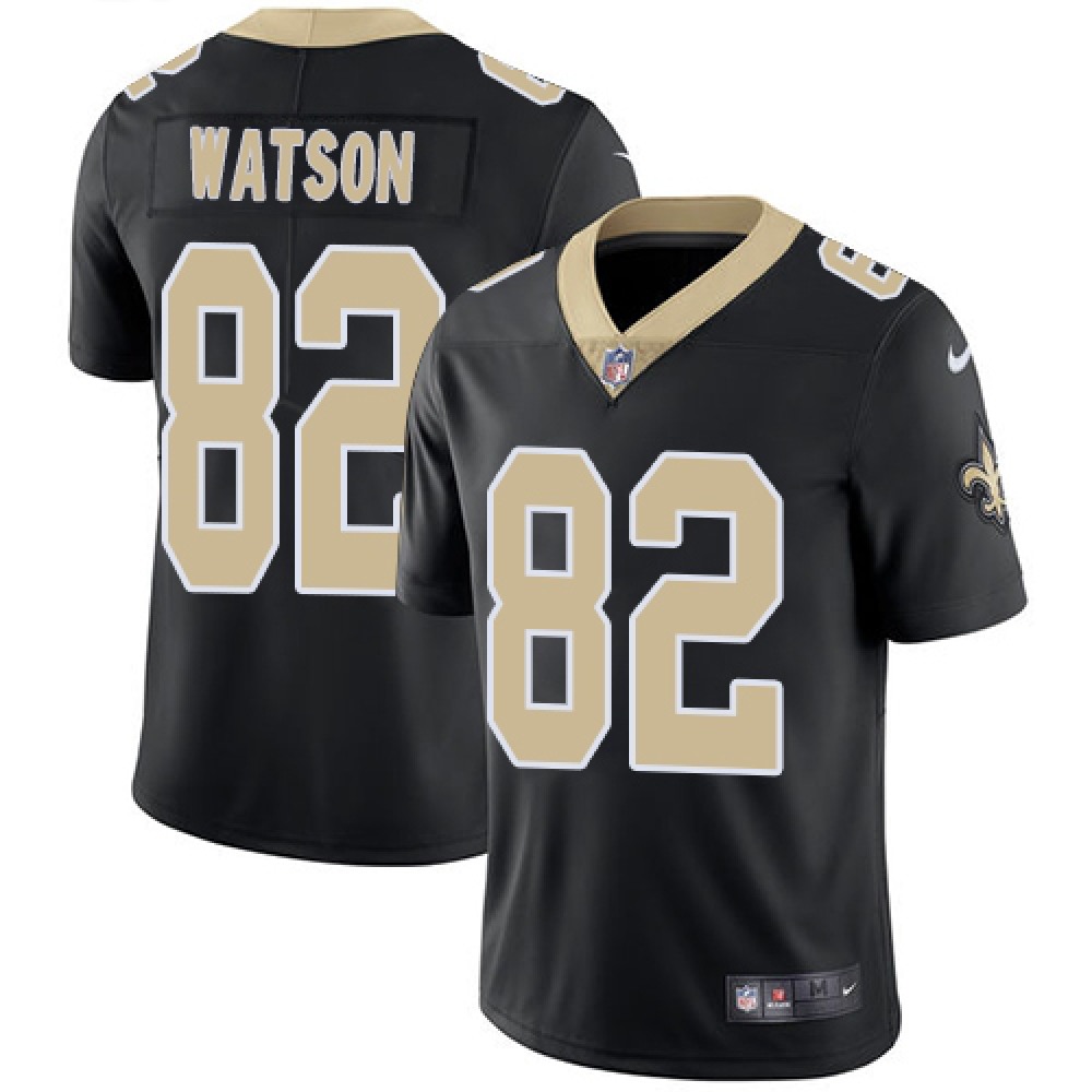 Men's New Orleans Saints #82 Benjamin Watson Black Vapor Untouchable Limited Stitched NFL Jersey Men's New Orleans Saints #82 Benjamin Watson Black Vapor Untouchable Limited Stitched NFL Jersey