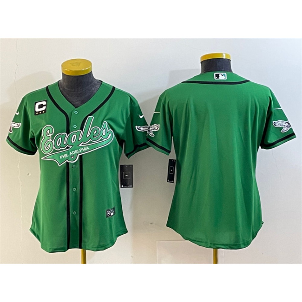 Youth Philadelphia Eagles Blank Green With 3-Star C Patch Cool Base Stitched Baseball Jersey Youth Philadelphia Eagles Blank Green With 3-Star C Patch Cool Base Stitched Baseball Jersey