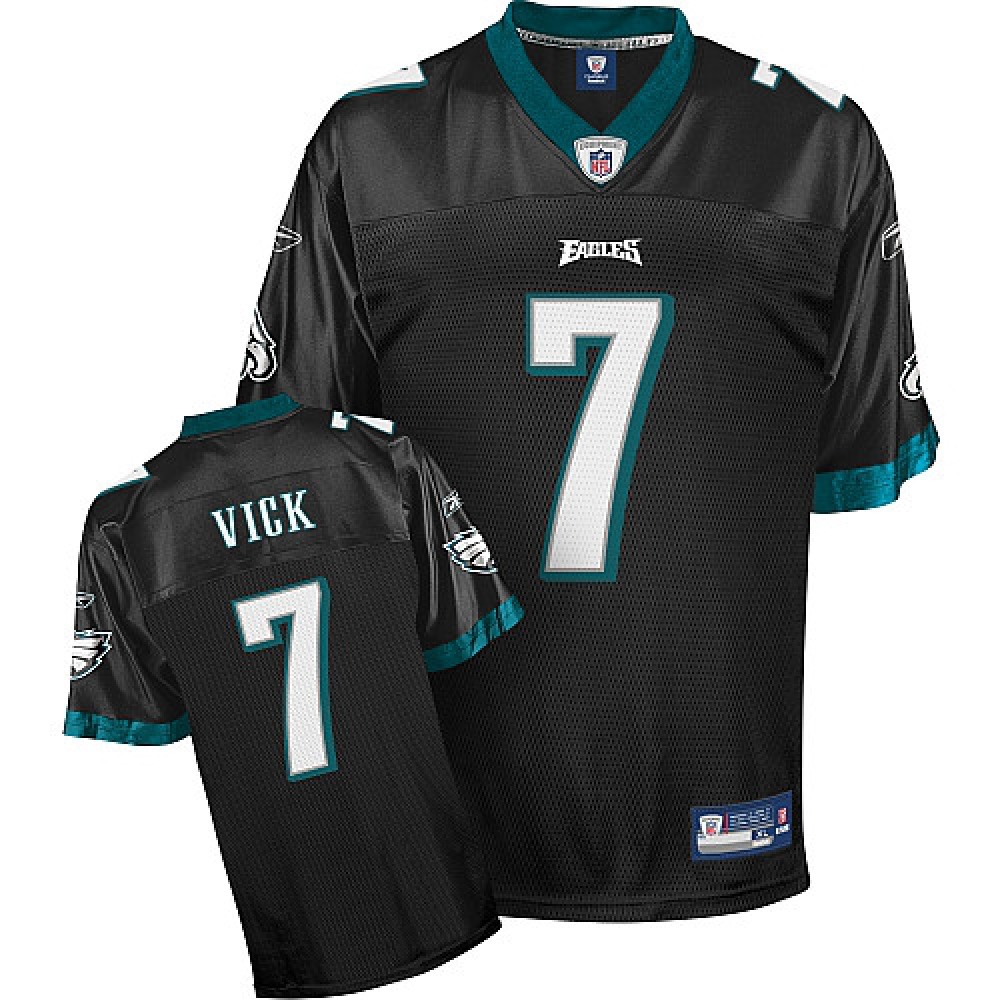 Eagles #7 Michael Vick Black Stitched Youth NFL Jersey Eagles #7 Michael Vick Black Stitched Youth NFL Jersey