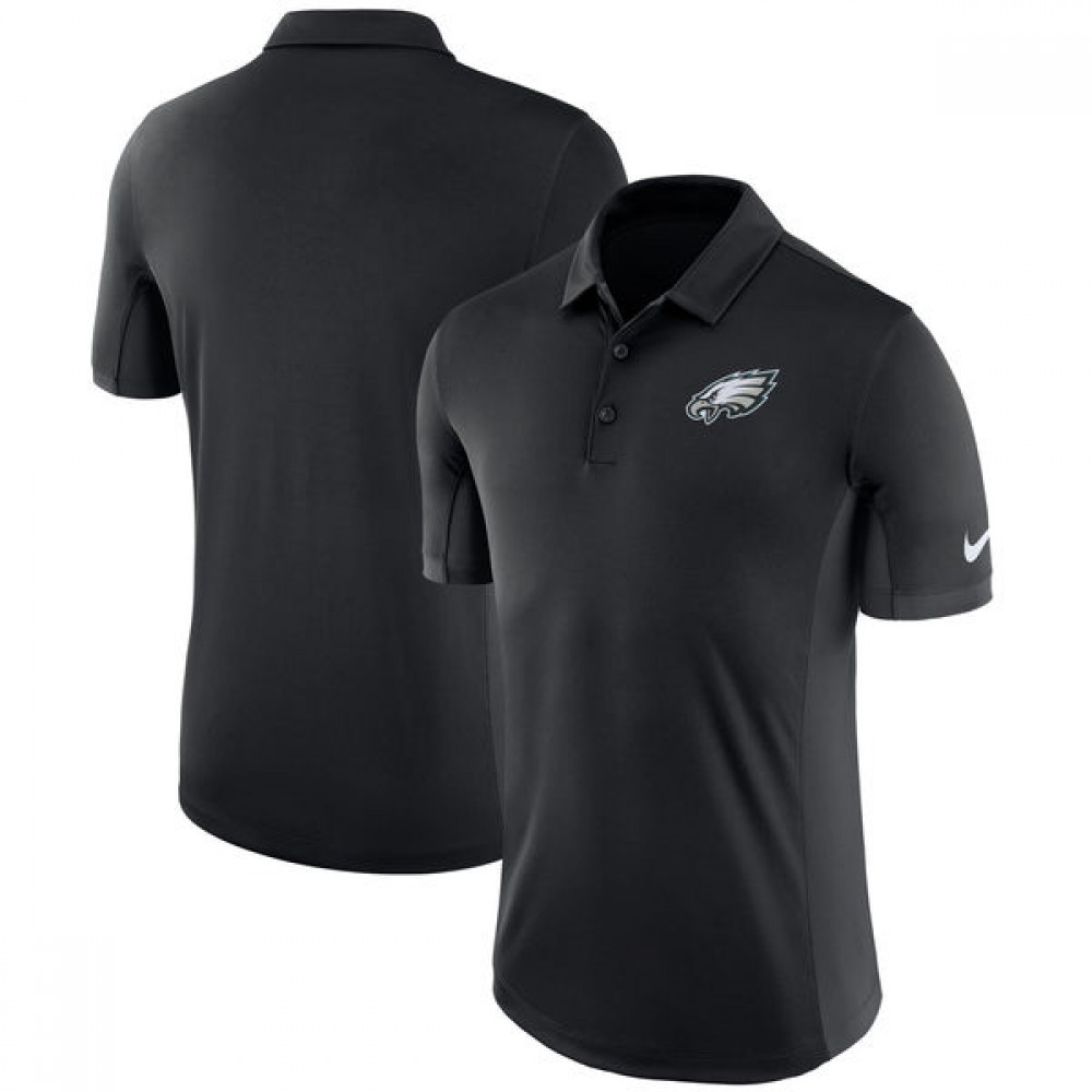 Men's Philadelphia Eagles Nike Black Evergreen Polo Men's Philadelphia Eagles Nike Black Evergreen Polo
