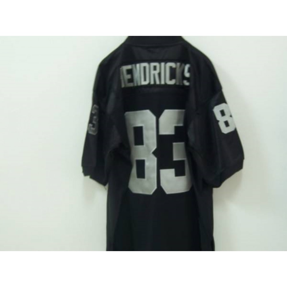 Mitchell and Ness Raiders #83 Ted Hendricks Stitched Black NFL Jersey Mitchell and Ness Raiders #83 Ted Hendricks Stitched Black NFL Jersey