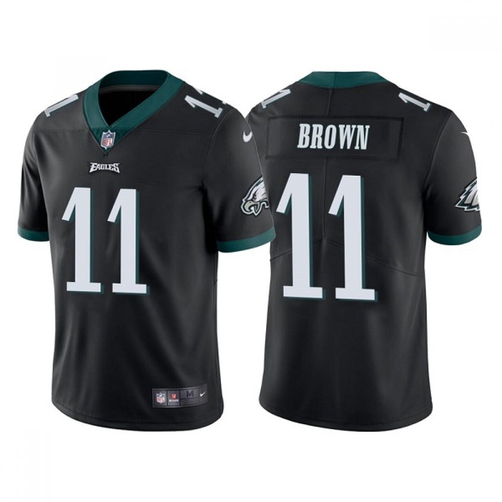 Youth Philadelphia Eagles #11 A. J. Brown Black Vapor Untouchable Limited Stitched Football Jersey Youth Philadelphia Eagles #11 A. J. Brown Black Vapor Untouchable Limited Stitched Football Jersey