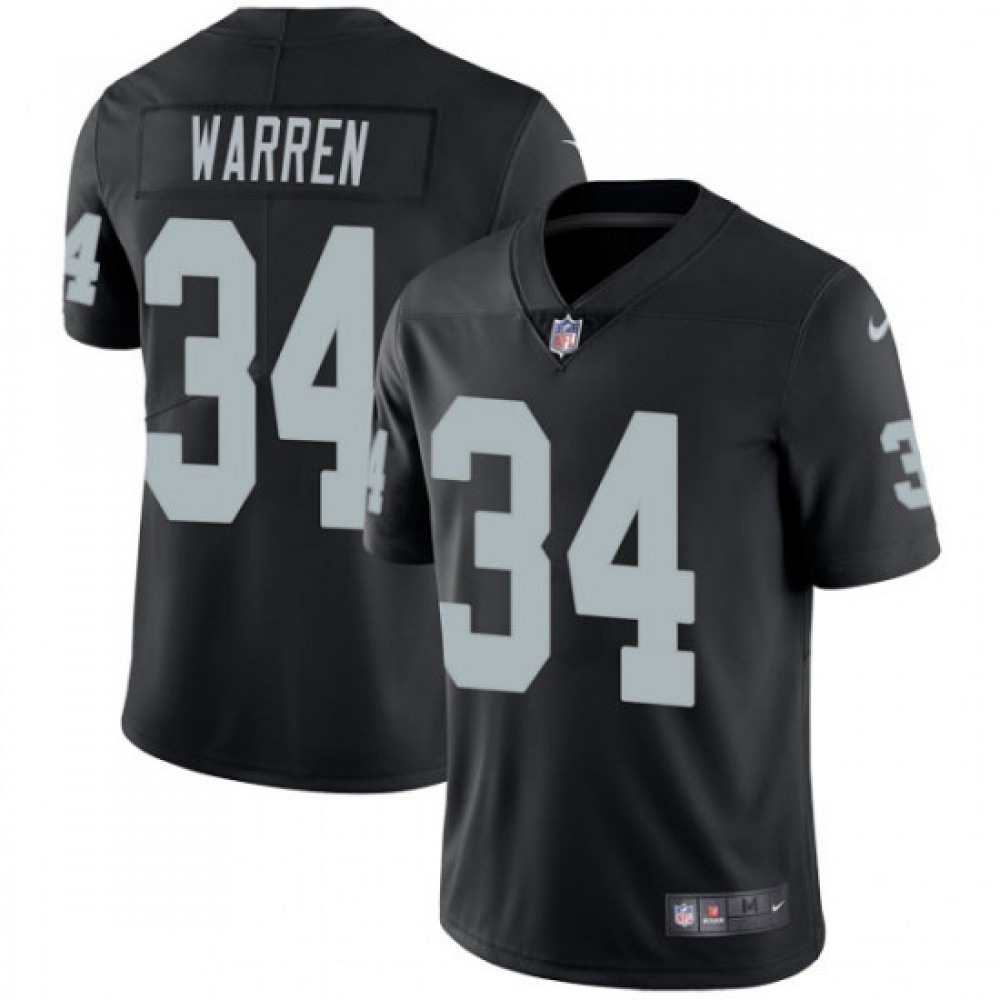 Men's Oakland Raiders #34 Chris Warren Black Vapor Untouchable Limited NFL Stitched Jersey Men's Oakland Raiders #34 Chris Warren Black Vapor Untouchable Limited NFL Stitched Jersey