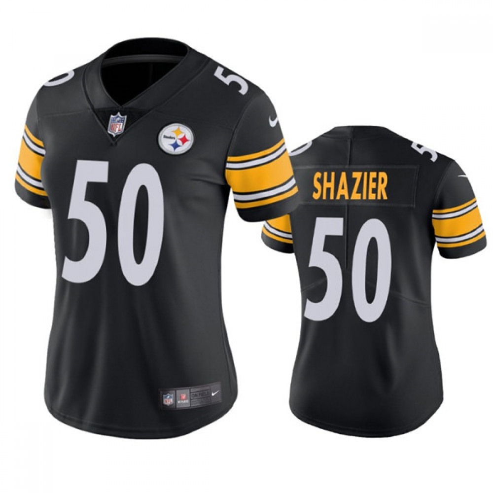 Women's Pittsburgh Steelers #50 Ryan Shazier Black Vapor Untouchable Limited Stitched NFL Jersey(Run Small) Women's Pittsburgh Steelers #50 Ryan Shazier Black Vapor Untouchable Limited Stitched NFL Jersey(Run Small)