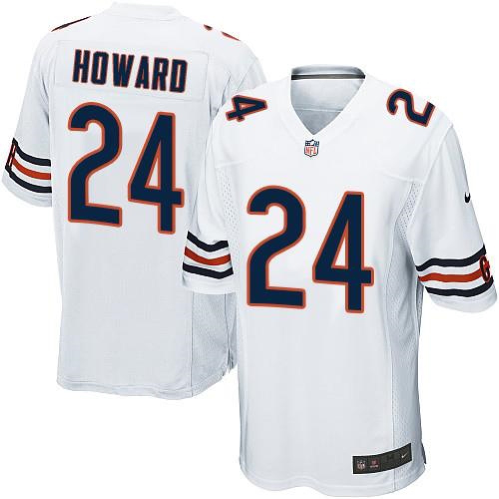 Nike Bears #24 Jordan Howard White Youth Stitched NFL Elite Jersey Nike Bears #24 Jordan Howard White Youth Stitched NFL Elite Jersey