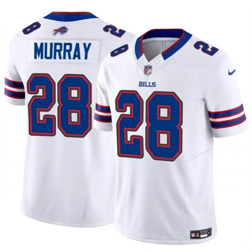Men's Buffalo Bills #28 Latavius Murray White 2023 F.U.S.E. Vapor Untouchable Limited Stitched Football Jersey Men's Buffalo Bills #28 Latavius Murray White 2023 F.U.S.E. Vapor Untouchable Limited Stitched Football Jersey