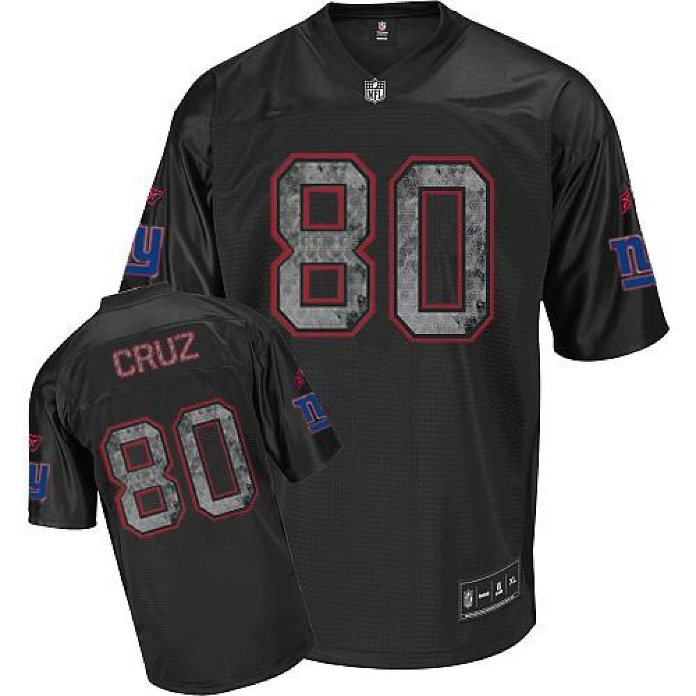 Sideline Black United Giants #80 Victor Cruz Black Stitched Youth NFL Jersey Sideline Black United Giants #80 Victor Cruz Black Stitched Youth NFL Jersey