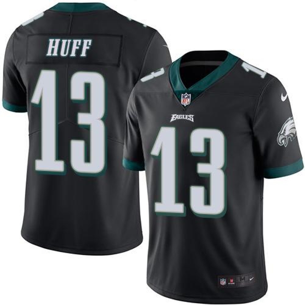 Nike Eagles #13 Josh Huff Black Men's Stitched NFL Limited Rush Jersey Nike Eagles #13 Josh Huff Black Men's Stitched NFL Limited Rush Jersey