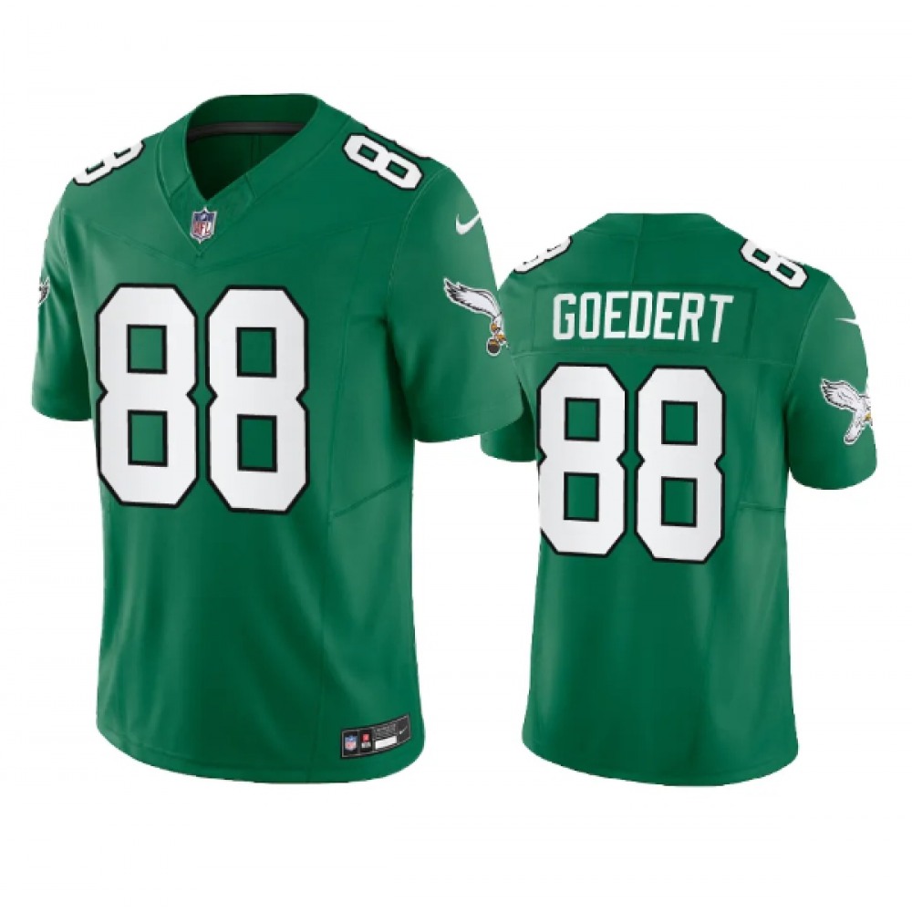 Men's Philadelphia Eagles #88 Dallas Goedert Green 2023 F.U.S.E. Vapor Untouchable Stitched Football Jersey Men's Philadelphia Eagles #88 Dallas Goedert Green 2023 F.U.S.E. Vapor Untouchable Stitched Football Jersey