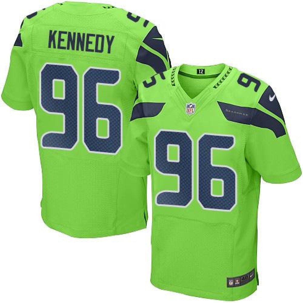 Nike Seahawks #96 Cortez Kennedy Green Men's Stitched NFL Elite Rush Jersey Nike Seahawks #96 Cortez Kennedy Green Men's Stitched NFL Elite Rush Jersey