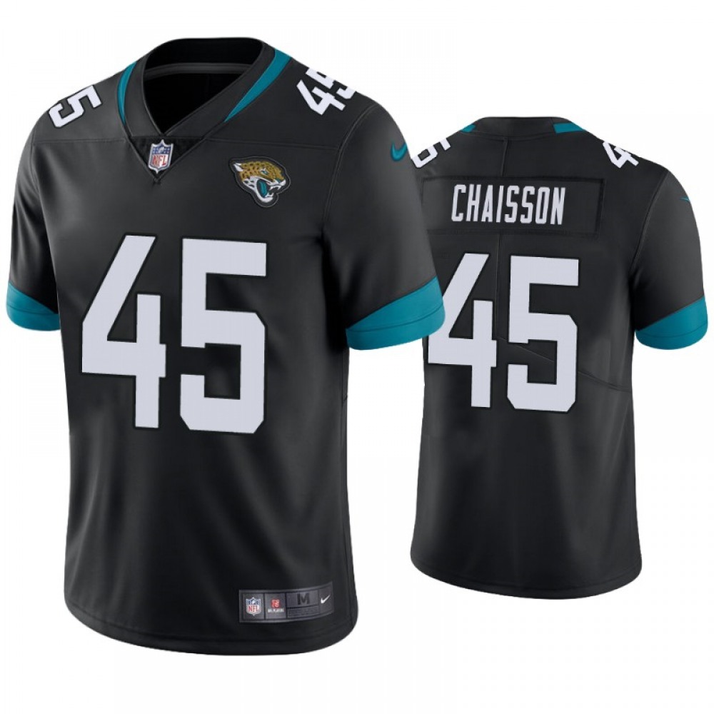 Youth Jacksonville Jaguars #45 K'Lavon Chaisson Black Vapor Untouchable Stitched Jersey Youth Jacksonville Jaguars #45 K'Lavon Chaisson Black Vapor Untouchable Stitched Jersey