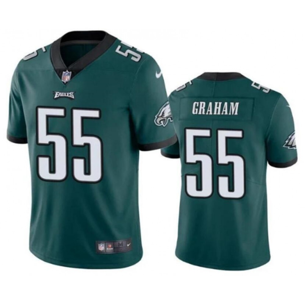 Men's Philadelphia Eagles #55 Brandon Graham Green Vapor Untouchable Limited Stitched Football Jersey Men's Philadelphia Eagles #55 Brandon Graham Green Vapor Untouchable Limited Stitched Football Jersey