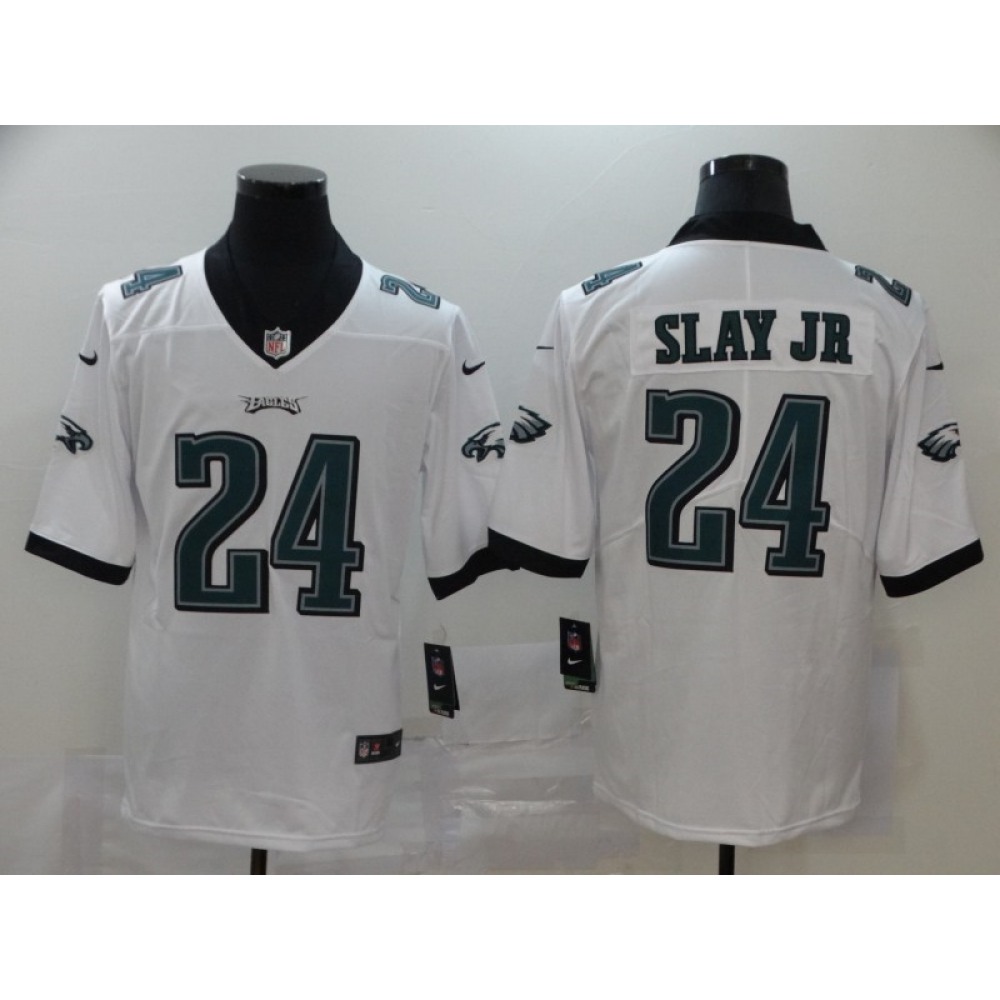 Men's Philadelphia Eagles #24 Darius Slay JR White Vapor Untouchable Limited Stitched NFL Jersey Men's Philadelphia Eagles #24 Darius Slay JR White Vapor Untouchable Limited Stitched NFL Jersey