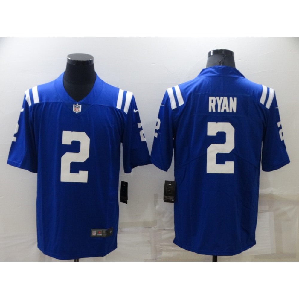 Men's Indianapolis Colts #2 Matt Ryan Blue Vapor Untouchable Limited Stitched Jersey Men's Indianapolis Colts #2 Matt Ryan Blue Vapor Untouchable Limited Stitched Jersey