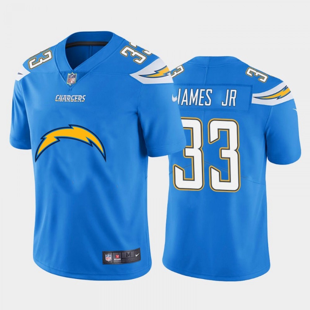 Men's Los Angeles Chargers #33 Derwin James JR Blue 2020 Team Big Logo Limited Stitched Jersey Men's Los Angeles Chargers #33 Derwin James JR Blue 2020 Team Big Logo Limited Stitched Jersey